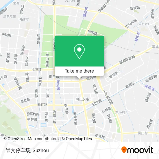 崇文停车场 map