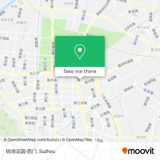 锦湖花园-西门 map