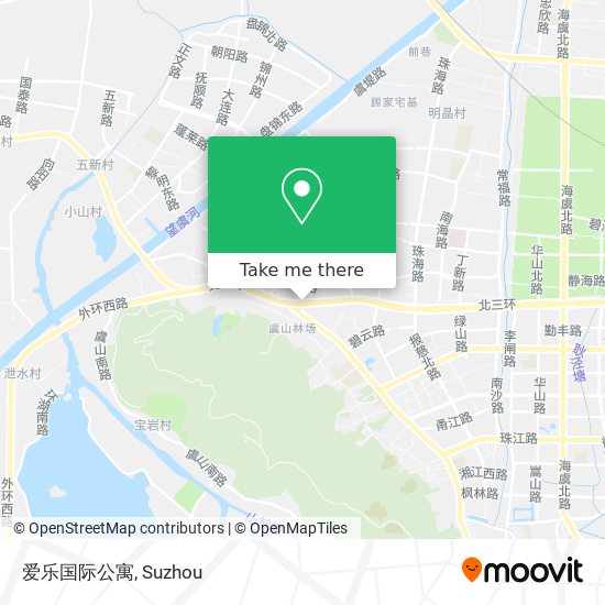 爱乐国际公寓 map