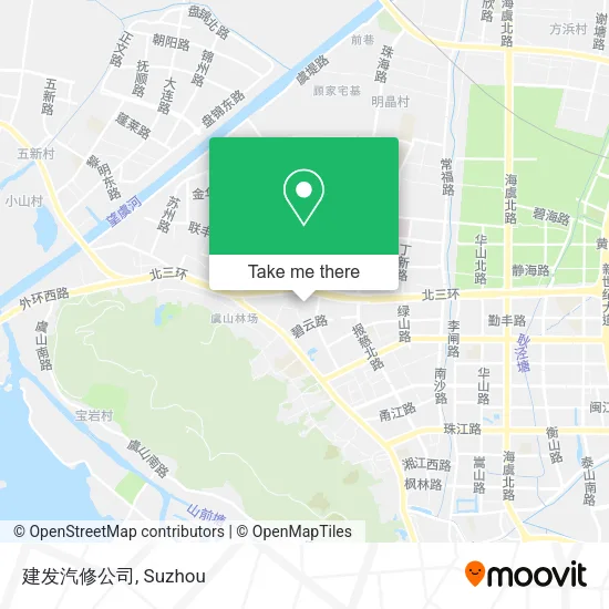 建发汽修公司 map