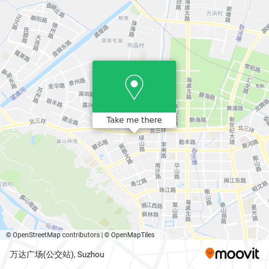 万达广场(公交站) map