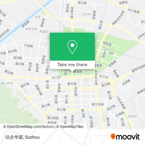 信步华庭 map