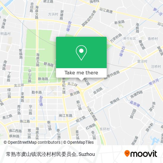 常熟市虞山镇泯泾村村民委员会 map
