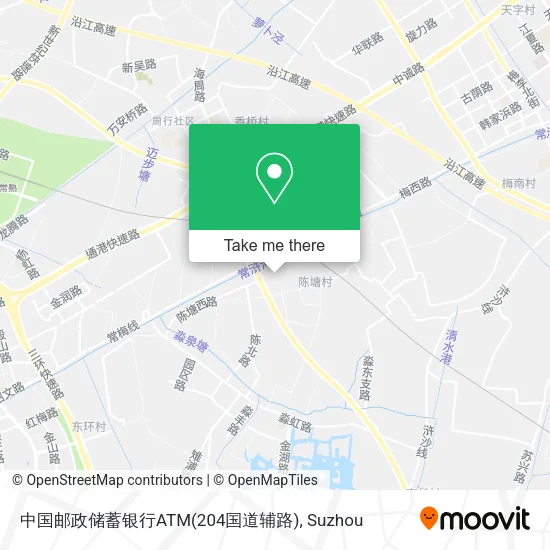 中国邮政储蓄银行ATM(204国道辅路) map