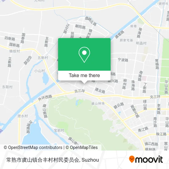 常熟市虞山镇合丰村村民委员会 map