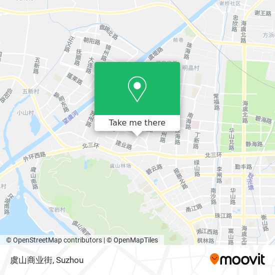 虞山商业街 map