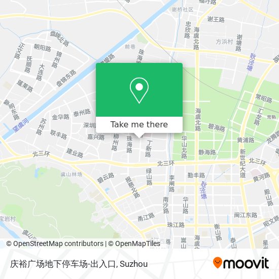 庆裕广场地下停车场-出入口 map