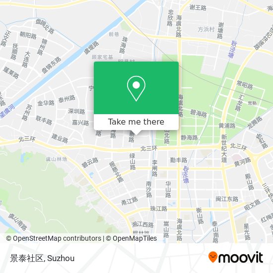 景泰社区 map