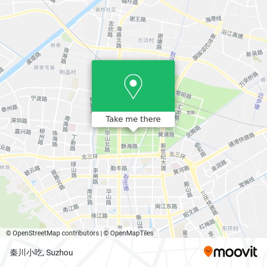 秦川小吃 map