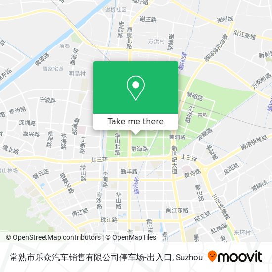 常熟市乐众汽车销售有限公司停车场-出入口 map