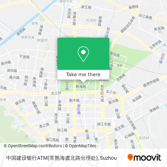 中国建设银行ATM(常熟海虞北路分理处) map