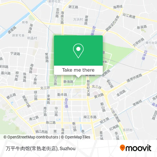 万平牛肉馆(常熟老街店) map