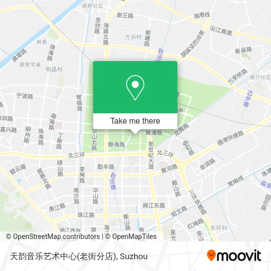 天韵音乐艺术中心(老街分店) map