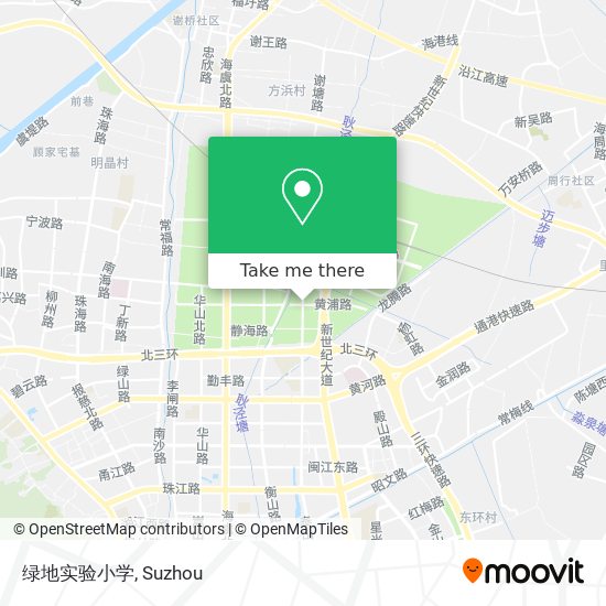 绿地实验小学 map