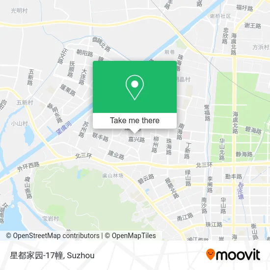 星都家园-17幢 map