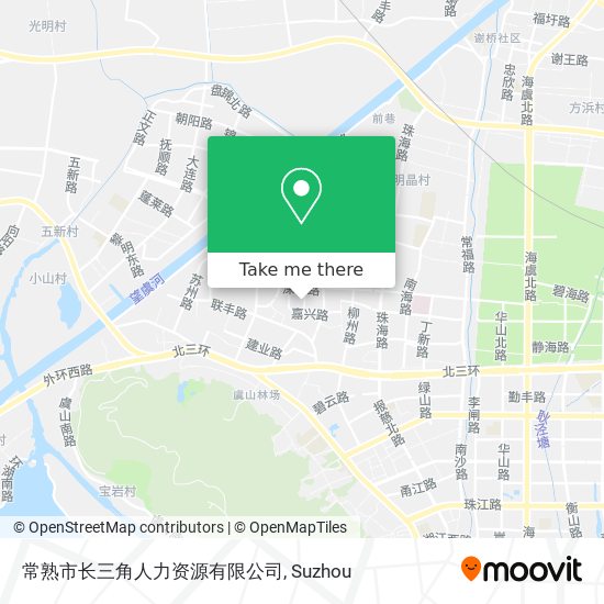 常熟市长三角人力资源有限公司 map
