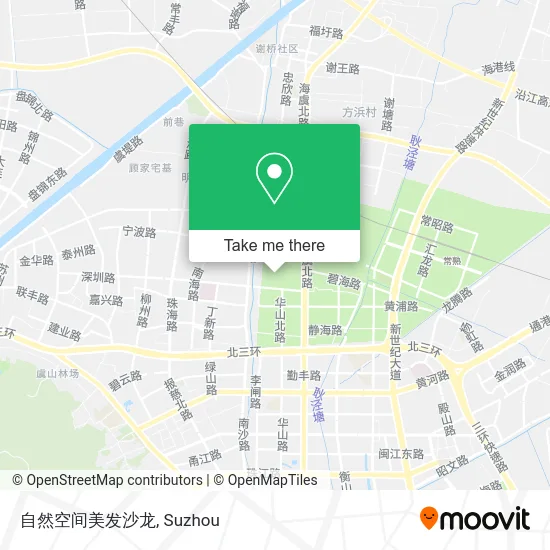 自然空间美发沙龙 map