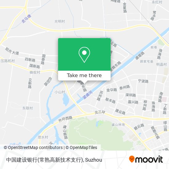 中国建设银行(常熟高新技术支行) map
