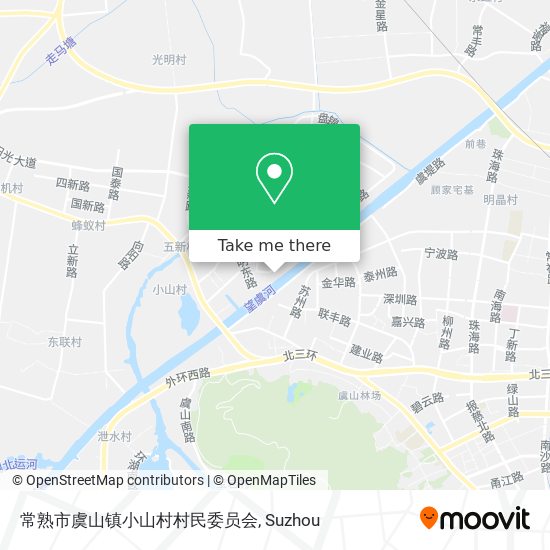 常熟市虞山镇小山村村民委员会 map
