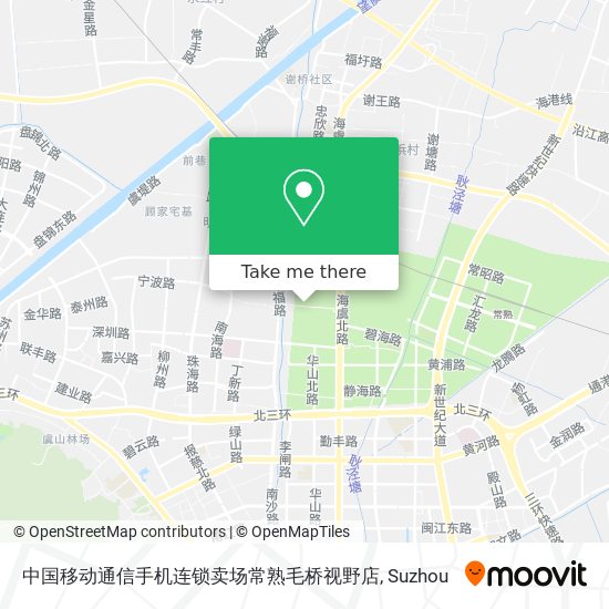 中国移动通信手机连锁卖场常熟毛桥视野店 map
