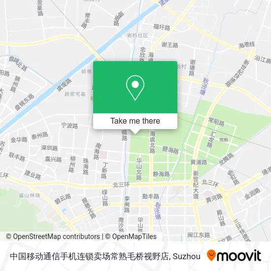 中国移动通信手机连锁卖场常熟毛桥视野店 map