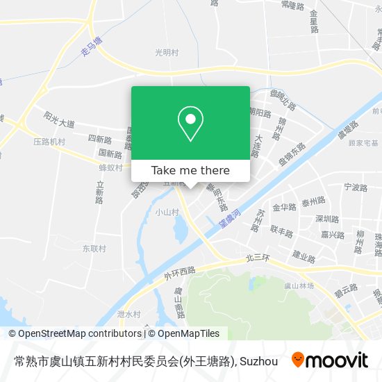 常熟市虞山镇五新村村民委员会(外王塘路) map
