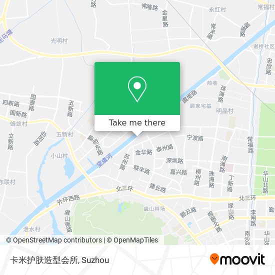 卡米护肤造型会所 map