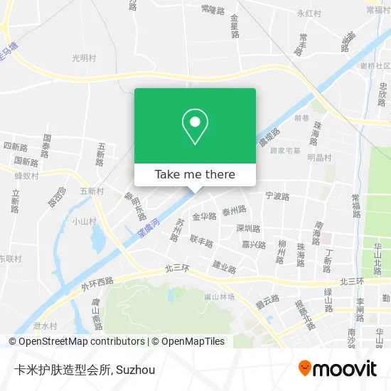 卡米护肤造型会所 map