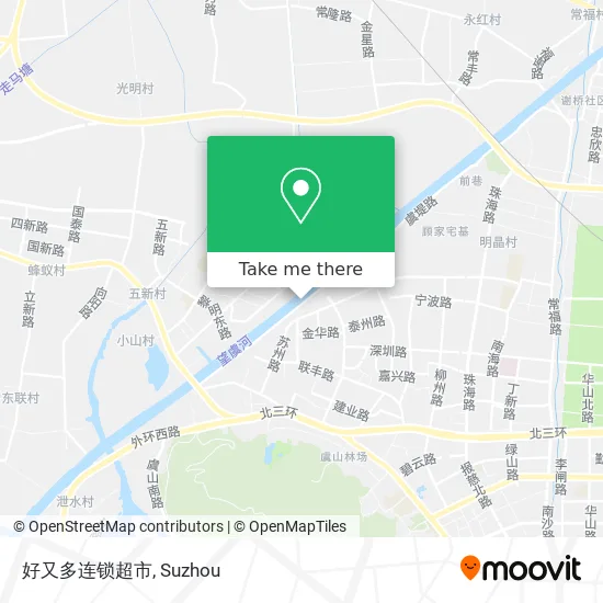好又多连锁超市 map