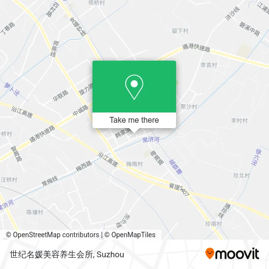 世纪名媛美容养生会所 map