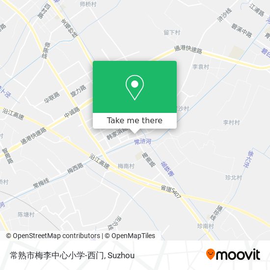 常熟市梅李中心小学-西门 map