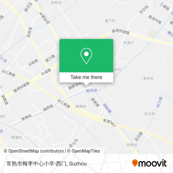 常熟市梅李中心小学-西门 map