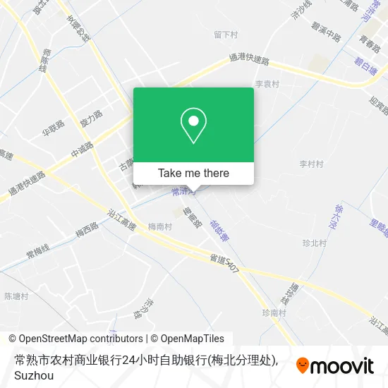 常熟市农村商业银行24小时自助银行(梅北分理处) map
