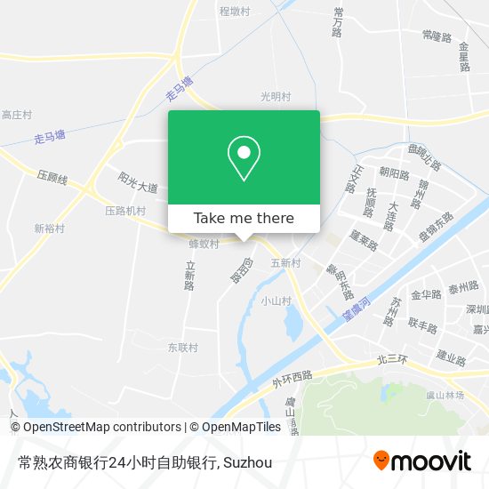 常熟农商银行24小时自助银行 map