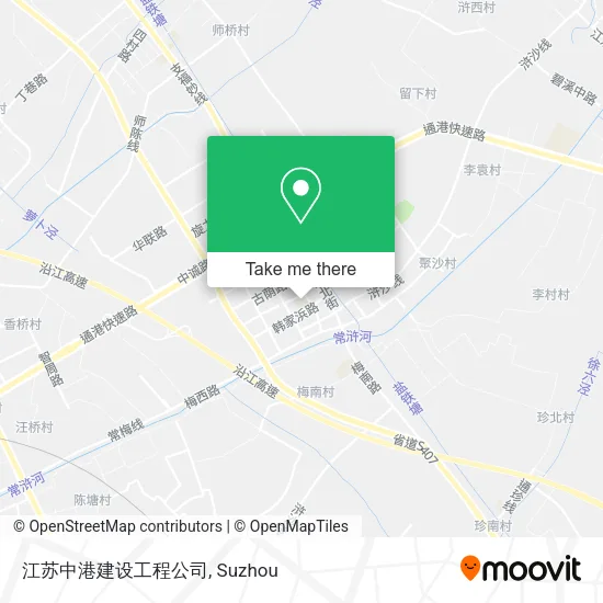 江苏中港建设工程公司 map