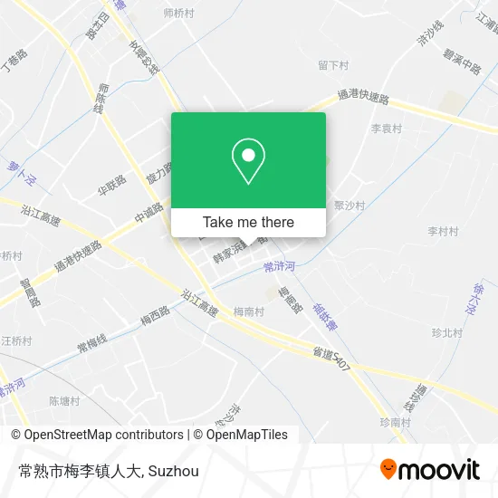 常熟市梅李镇人大 map