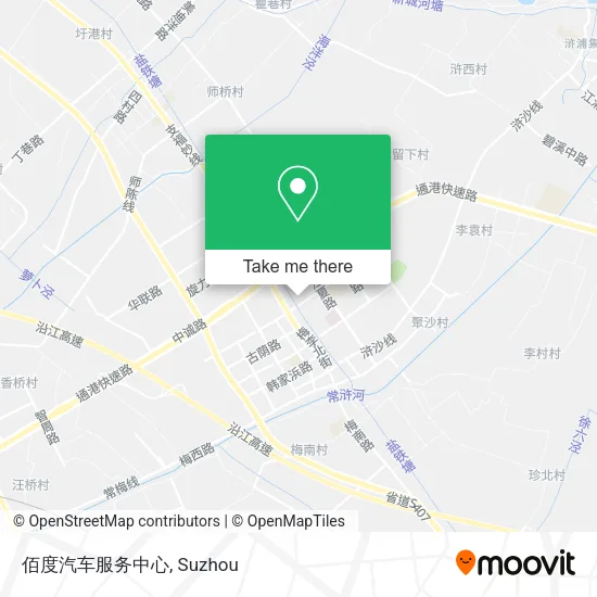 佰度汽车服务中心 map