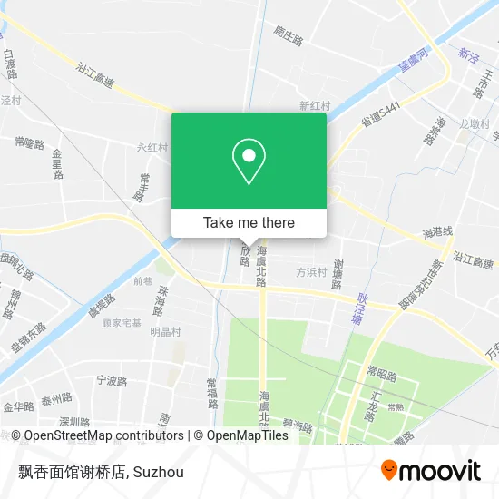 飘香面馆谢桥店 map