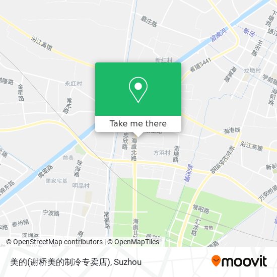 美的(谢桥美的制冷专卖店) map