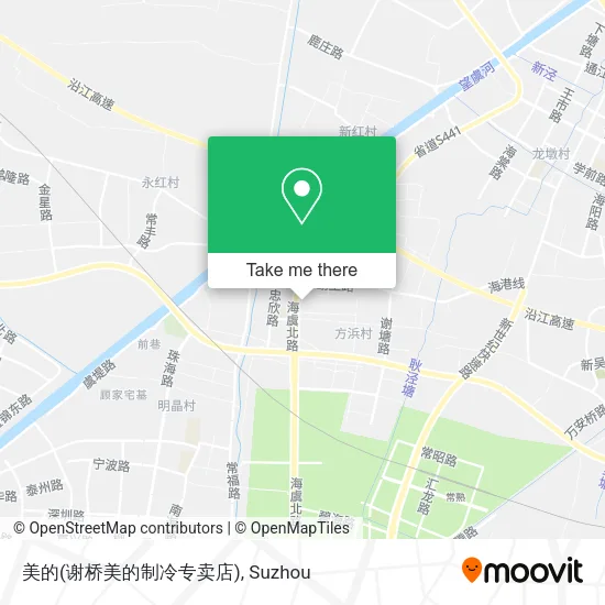 美的(谢桥美的制冷专卖店) map