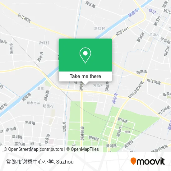 常熟市谢桥中心小学 map