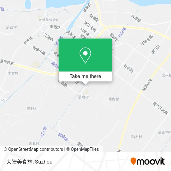 大陆美食林 map