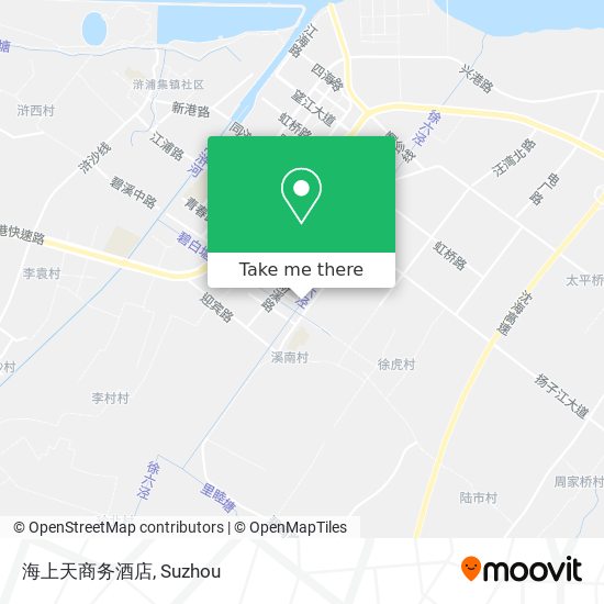 海上天商务酒店 map