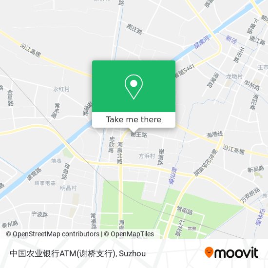 中国农业银行ATM(谢桥支行) map