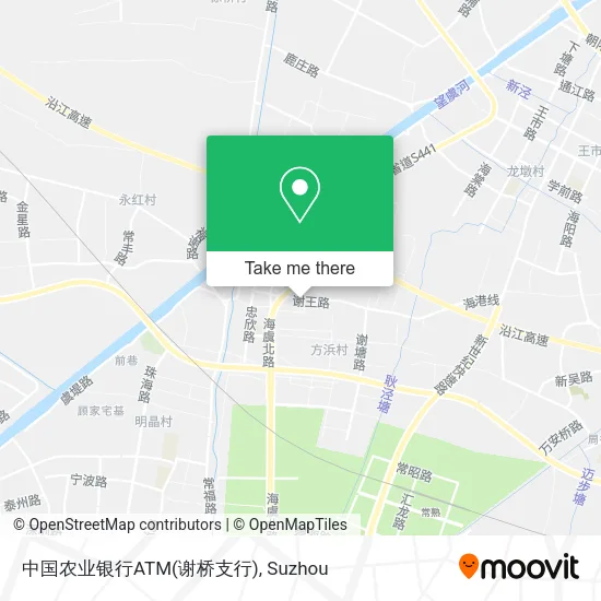 中国农业银行ATM(谢桥支行) map