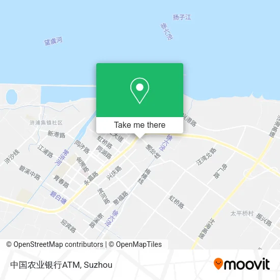 中国农业银行ATM map