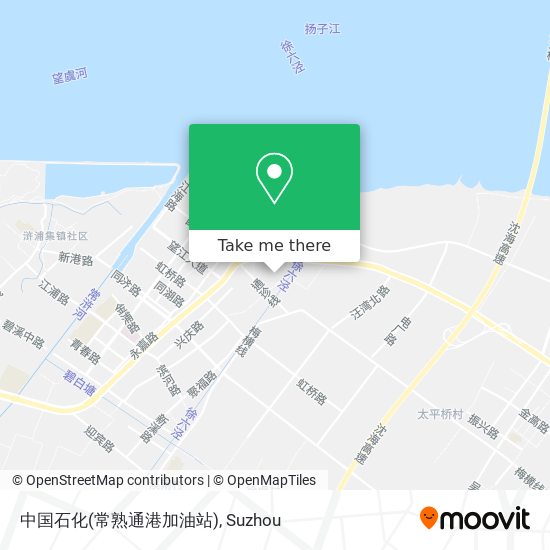 中国石化(常熟通港加油站) map