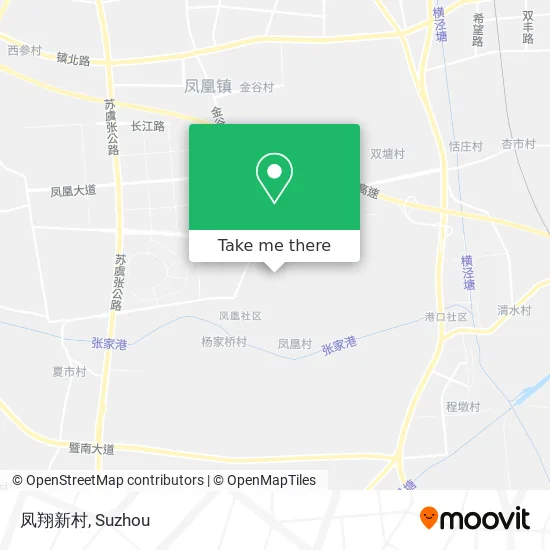 凤翔新村 map