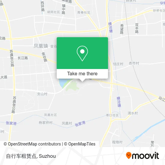 自行车租赁点 map