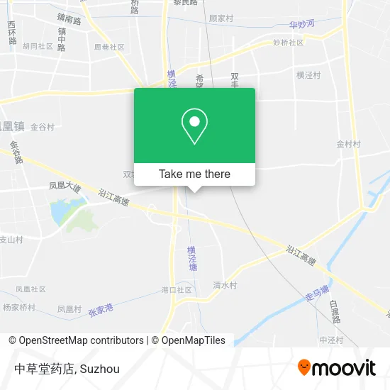 中草堂药店 map
